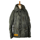 アヴィレックス N-3B プロトタイプ ミリタリージャケット フライトジャケット サイズ:M 6102109 カーキ ナイロン メンズ AVIREX 【中古】