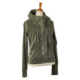 アヴィレックス パーカー サイズ:S カーキ コットン レディース AVIREX 【中古】