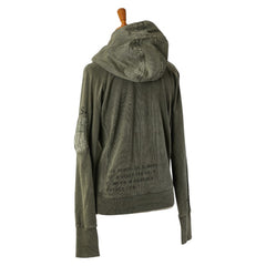 アヴィレックス パーカー サイズ:S カーキ コットン レディース AVIREX 【中古】