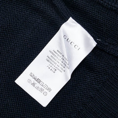 グッチ ノルディック ニットブルゾン サイズ:6 ネイビー マルチカラー ウール レディース GUCCI 【中古】