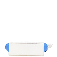 ケイトスペード ロゴ 斜め掛け ショルダーバッグ ホワイト ブルー レザー レディース Kate Spade 【中古】