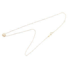 K18YG イエローゴールド ダイヤ0.25ct ペンダントネックレス レディース 【中古】
