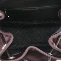 グッチ バンブー リュック バックパック 003.1705.0030 ブラウン ナイロン レザー レディース GUCCI 【中古】