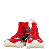 ヴァレンチノ ハイカットスニーカー サイズ:23 レッド ナイロン レザー レディース Valentino 【中古】