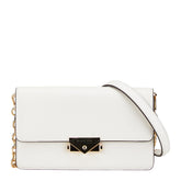 マイケルコース チェーン ショルダーバッグ 35R3G0EC60 ホワイト レザー レディース Michael Kors 【中古】