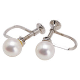 ミキモト イヤリング SV925 シルバー パール レディース MIKIMOTO 【中古】