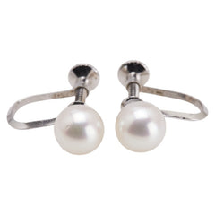 ミキモト イヤリング SV925 シルバー パール レディース MIKIMOTO 【中古】