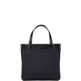 バーバリー ホースロゴ 馬 ハンドバッグ ブラック ナイロン レザー レディース BURBERRY 【中古】