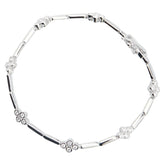 K18WG ホワイトゴールド ダイヤ0.46ct ブレスレット レディース 【中古】