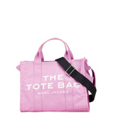 マークジェイコブス THE TOTE BAG ミディアム ハンドバッグ ショルダーバッグ 2WAY ピンク キャンバス レディース MARC JACOBS 【中古】