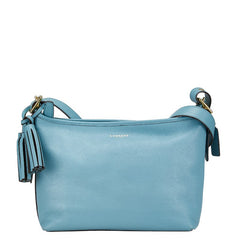 コーチ レガシー 斜め掛け ショルダーバッグ F25355 ライトブルー レザー レディース COACH 【中古】