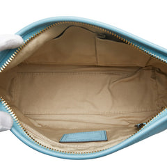 コーチ レガシー 斜め掛け ショルダーバッグ F25355 ライトブルー レザー レディース COACH 【中古】