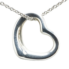 ティファニー オープンハート ネックレス SV925 シルバー レディース TIFFANY&Co. 【中古】