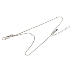 サルヴァトーレフェラガモ ガンチーニ ラインストーン ネックレス シルバー メタル レディース Salvatore Ferragamo 【中古】