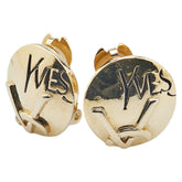 サンローラン イヤリング ゴールド メッキ レディース SAINT LAURENT 【中古】