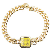 ヴァレンチノ 喜平 ブレスレット ゴールド メッキ レディース Valentino 【中古】