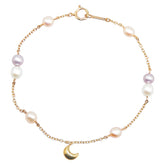 タサキ ムーン モチーフ ブレスレット K18PG ピンクゴールド レディース TASAKI 【中古】