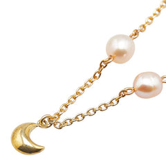 タサキ ムーン モチーフ ブレスレット K18PG ピンクゴールド レディース TASAKI 【中古】