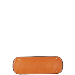 セリーヌ マカダム ハンドバッグ ショルダーバッグ 2WAY ブラウン PVC レザー レディース CELINE 【中古】