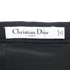 ディオール スカート サイズ:36 ブラック ウール シルク レディース Dior 【中古】