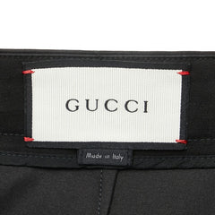 グッチ パンツ サイズ:36 ブラック コットン レディース GUCCI 【中古】