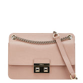 フルラ チェーン ショルダーバッグ ハンドバッグ ピンク ゴールド レザー レディース Furla 【中古】