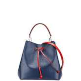 ルイ ヴィトン エピ ネオノエ ハンドバッグ ショルダーバッグ 2WAY M54367 ブルーアンディゴ ネイビー レザー レディース LOUIS VUITTON 【中古】