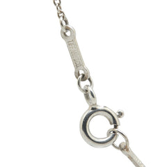 ティファニー オープンティアドロップ ネックレス シルバー SV925 シルバー レディース TIFFANY&Co. 【中古】