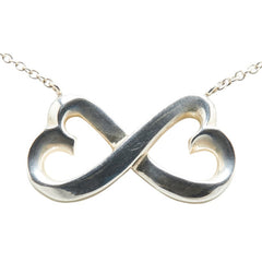 ティファニー ダブルラビングハート ネックレス シルバー SV925 シルバー レディース TIFFANY&Co. 【中古】