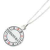ティファニー ラスベガス ポーカーチップ ネックレス シルバー SV925 シルバー レディース TIFFANY&Co. 【中古】