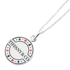 ティファニー ラスベガス ポーカーチップ ネックレス シルバー SV925 シルバー レディース TIFFANY&Co. 【中古】