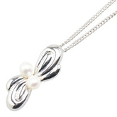 タサキ パール ネックレス SV925 シルバー 真珠 レディース TASAKI 【中古】