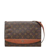 ルイ ヴィトン モノグラム ボルドー 斜め掛け ショルダーバッグ M51797 ブラウン PVC レザー レディース LOUIS VUITTON 【中古】