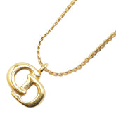 ディオール CDロゴ ネックレス ゴールド メッキ レディース Dior 【中古】