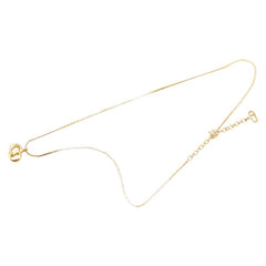 ディオール CDロゴ ネックレス ゴールド メッキ レディース Dior 【中古】