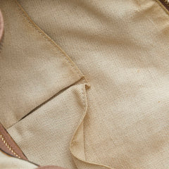 グッチ GGキャンバス ミニボストンバッグ ショルダーバッグ 2WAY 269876 ピンク ベージュ キャンバス レザー レディース GUCCI 【中古】