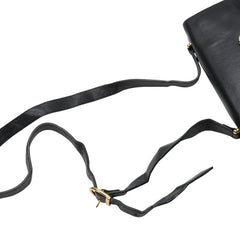 グッチ ズゥミ ショルダーバッグ 576388 ブラック レザー レディース GUCCI 【中古】