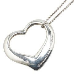 ティファニー オープンハート ネックレス スターリングシルバー レディース TIFFANY&Co. 【中古】
