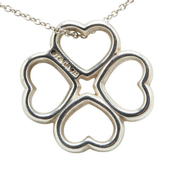 ティファニー 四葉のクローバー モチーフ ネックレス SV925 シルバー レディース TIFFANY&Co. 【中古】