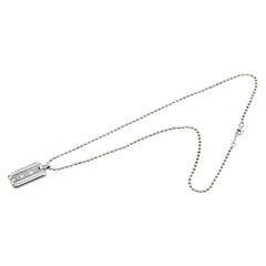 ティファニー アトラス プレート ボールチェーン ネックレス SV925 シルバー レディース TIFFANY&Co. 【中古】