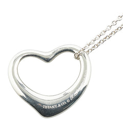 ティファニー ペレッティ オープンハート ネックレス SV925 シルバー レディース TIFFANY&Co. 【中古】
