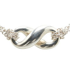 ティファニー インフィニティ ダブルチェーン ネックレス SV925 シルバー レディース TIFFANY&Co. 【中古】