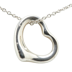 ティファニー オープンハート ネックレス SV925 シルバー レディース TIFFANY&Co. 【中古】