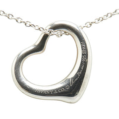 ティファニー オープンハート ネックレス SV925 シルバー レディース TIFFANY&Co. 【中古】
