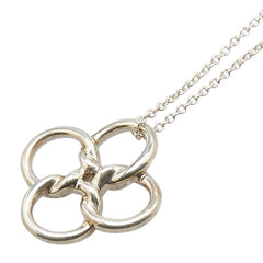 ティファニー クアドロ フォリオ ネックレス SV925 シルバー レディース TIFFANY&Co. 【中古】