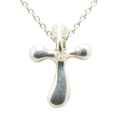 ティファニー クロス ネックレス SV925 シルバー レディース TIFFANY&Co. 【中古】