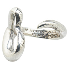 ティファニー ペレッティ オープンハート リング 指輪 SV925 シルバー レディース TIFFANY&Co. 【中古】