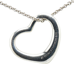 ティファニー ペレッティ オープンハート ネックレス SV925 シルバー レディース TIFFANY&Co. 【中古】