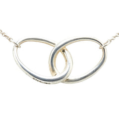 ティファニー ダブルループ ネックレス スターリングシルバー レディース TIFFANY&Co. 【中古】