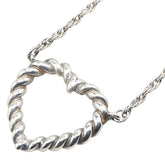 ティファニー ツイストハート ネックレス SV925 シルバー レディース TIFFANY&Co. 【中古】